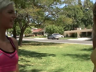 Loving Kittens Scene-4_a Couple of Blonde, Big-bootied Lesbians Like to Cum with a Dildo