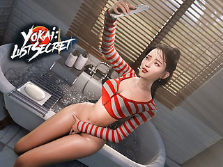 Yokai: Lust Secret Gameplay Part 1 - Airi Caught Fingering Herself in the Bathroom