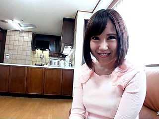 Petite Asian Girl first Time Sucking