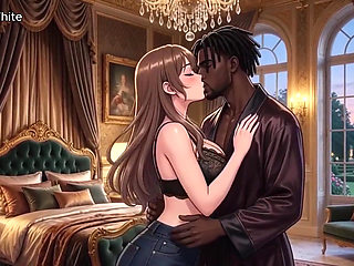 Ai Generated Hentai Animated Anime Cartoon of a Honey Big Boobs Slim British Curvy Student Fucking Her Crush Raw,