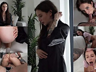 Stepmother was caught cheating! Give me your ass...