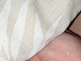 Step mom hand slip under blanket and handjob step son dick in erection