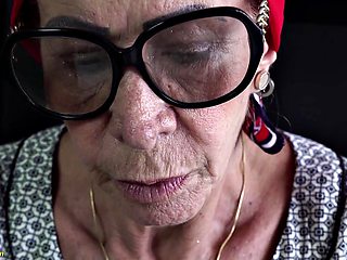 82-Year-Old Tattooed Granny Brutally Sodomed and Fucked Deep