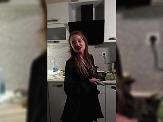 Lilith Libers Big Clit Fingering Orgasm in Kitchen