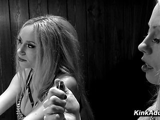 Femdom Aiden Starr Fists Blonde Lorelei Lee in Gang Initiation
