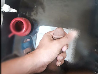 Hand beating in the wash room