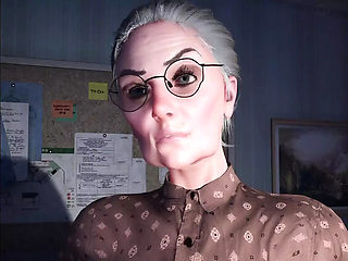 70 Year Old Granny Fucks Lazy 23 Year Old Student - Big Nips & Cum Facial