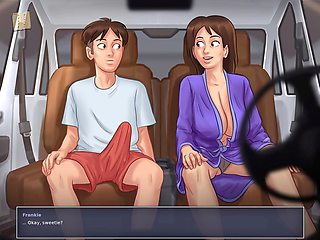 Mature brunette with big boobs gives herself a naughty pleasure session