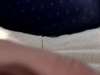 Crazy Risky Handjob in the Train and Left a Surprise on the Seat