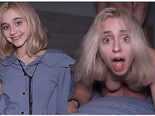 From innocent to wild—submissive girl’s eye-rolling orgasm