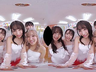 Newlywed harem sex with his best students