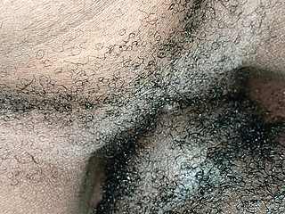 Hairy pussy riding big cock