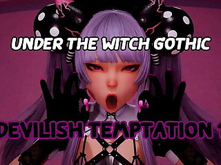 Under The Witch Gothic: Deborah's Devilish Blowjob & Cum Swallow 3D Game