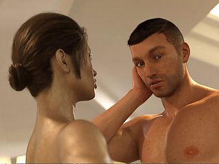 Visual novel, sauna sex, anime