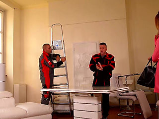 Inked Vixen Double Penetrated Poolside Orgy