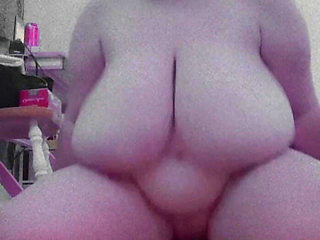 Smoking a Cig and Riding Tit Bouncing