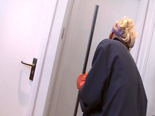 Better in the Bath Scene-3_blonde Cleaning Girl Enjoys Fucking in the Bathroom While She Works