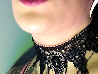 Cute curly brunette solo webcam masturbation
