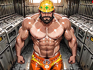 Ai Characters with Muscles Shirtless