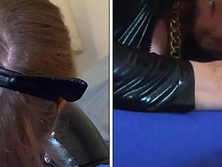 Granny Catwoman Sucks Superman's Cock!