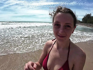 Relaxing Beach Day Turns Into Hardcore Fuck Session At Home - British Couple Kinky Doggy Style & Blowjob