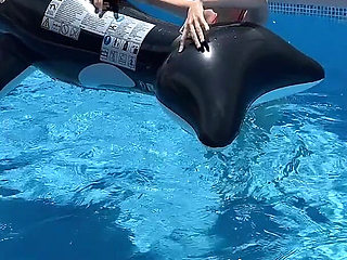Filmed Lexi Montana Is Having Fun in Outdoor Pool!