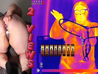 First Time Locked in Chastity Belt! Complete Collection Plus Ass Fingered Deep Then Stuffed with 2 Huge Butt Plugs