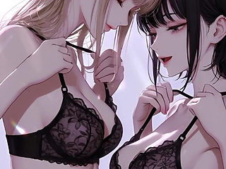 Supermodels taking off their bra