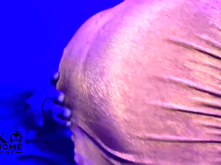 Ebony Tattoo Big Fat Ass Nasty Bitch Gets Down on Big Black Cock at the Club House