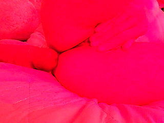 Red Light Sets the Mood for Solo Pleasure