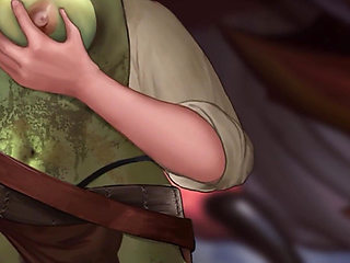 Big Boobs Giant Orc Woman Dirty Outdoor Sex and Pussy Creampie - Cartoon Animated Porn Game - What a Legend! - Part 25