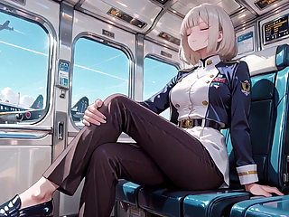 Sun-drenched Lazy Trap: After the Pilot Disembarks From the Plane