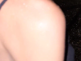 Blonde Slut Picked up at the Fair and Fucked in the Rain!!