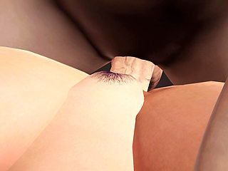 3D Hentai Featuring Hot Angel Anime Girl Naga Saki - Missionary POV Fuck with Close-Up Shots, Standing Wall Anal Doggy Style