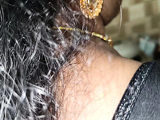 Indian Housewife and Step Sister Threesome Fucking in Kitchen - Tamil Maid Roleplay