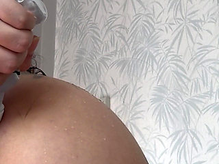 A Girl with a Split Tongue Gives Herself an Enema on Camera.