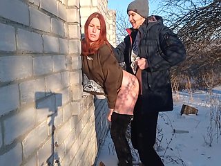 Outdoor Sex In Winter - Guy Fuck Me Hard
