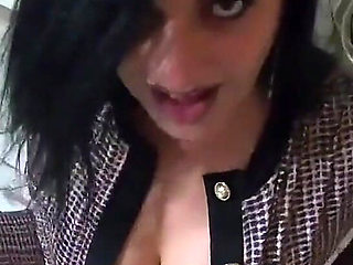 Tight Jumpsuit, Furry Boots & Messy Deepthroat with a Cum-licking Finish