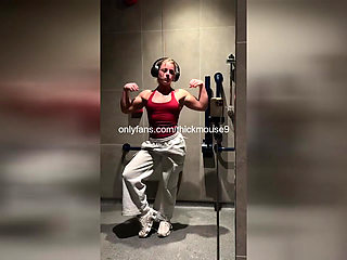 18yo TikTok Live Gym Accident: Tight Virgin Pussy Ripped & Creamed