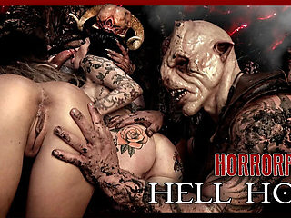 Hot Anal Lesbian Teens Megan Inky & Adel Asanty in Rough Horror Fuck