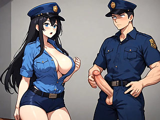 Police Fucking with New police women