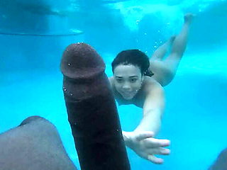 Teen Amateur Gets Crushed by Monster Black Cock Underwater