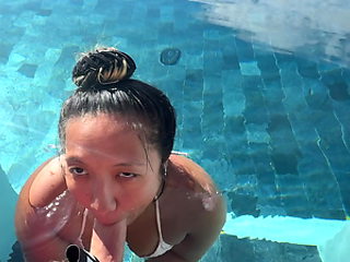 Public BJ at Infinity Pool in Costa Rica