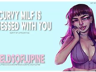 Your best friend’s curvy mom can’t resist your touch