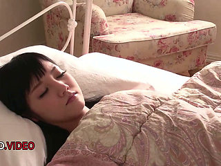 Rei Mizuna's Intense Japanese Threesome with Blowjob and Creampie