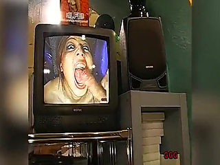 Betty the Cum Swallowing Champion in Dirty Bukkake
