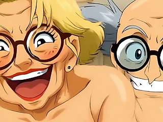 Married Nudist Granny Was Fucked in a Big Ass by Her Husband's Stepbrother Right in the Kitchen - Hentai