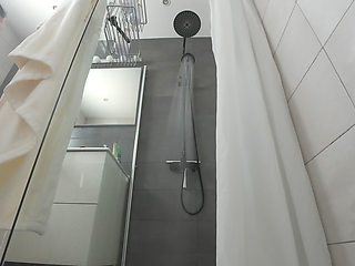 Tight Hairy Pussy Pissing In The Shower