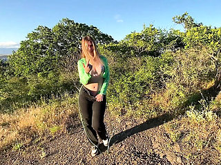 Big Ass Teen Girl Doggystyle Fucked in Park - Creampie & Cum Walk POV