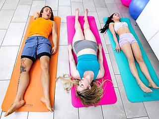 Sydney Paige and Mia River's teen (18+) movie by Bad Milfs